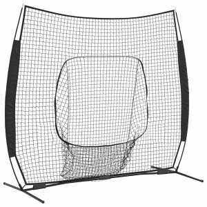 Baseball Și Softball Negru 250 X 106 X 209 Cm Poliester