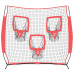 Baseball Și Softball Negru 214.5 X 89.5 X 181 Cm Poliester Baseball Și Softball Negru 214.5 X 89.5 X 181 Cm Poliester