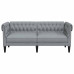 Canapea Chesterfield Altele Gri Deschis 182.5 X 74.5 X 74.5 Cm