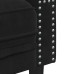 Canapea Chesterfield Altele Negru 174 X 74.5 X 70.5 Cm Catifea