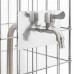 Coloană Gabion Argintiu 25 X 25 X 50 Cm Oţel Inoxidabil