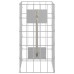 Coloană Gabion Argintiu 25 X 25 X 50 Cm Oţel Inoxidabil