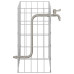 Coloană Gabion Argintiu 25 X 25 X 50 Cm Oţel Inoxidabil