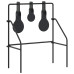 Țintă Care Se Resetează Negru 26 X 13 X 31 Cm Oțel