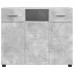 Bufet Cu Sertar Gri Beton 88.5 X 30.5 X 73 Cm Lemn Compozit