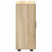 Bufet Cu Raft Stejar Sonoma 55.5 X 29 X 100 Cm Lemn Compozit