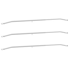 Potrivit Pentru Suport Tarpaulin Plat 3 Pcs Argintiu 130-210 Cm