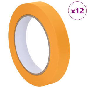 Bende De Mascare Pentru Pictori 12 Pcs Galben 19Mm X 50M Hârtie