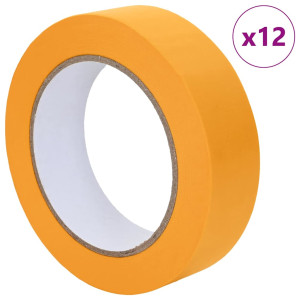 Bende De Mascare Pentru Pictori 12 Pcs Galben 25Mm X 50M Hârtie
