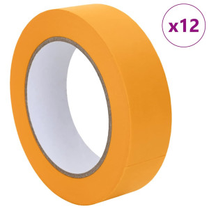 Bende De Mascare Pentru Pictori 12 Pcs Galben 30Mm X 50M Hârtie