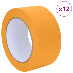 Bende De Mascare Pentru Pictori 12 Pcs Galben 50Mm X 50M Hârtie
