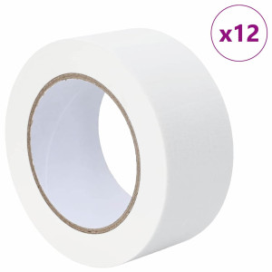 Bende De Mascare Pentru Pictori 12 Pcs Alb 50Mm X 50M Hârtie