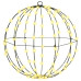 Bola Cu 120 Led Alb Cald 40 Cm Metal