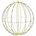 Bola Cu 192 Led Alb Cald 60 Cm Metal
