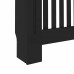 Capac Pentru Radiator 2 Pcs Negru 112X19X81.5Cm Lemn Compozit