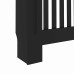 Capac Pentru Radiator 2 Pcs Negru 152X19X81.5Cm Lemn Compozit