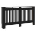 Capac Pentru Radiator 2 Pcs Negru 152X19X81.5Cm Lemn Compozit