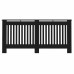Capac Pentru Radiator 2 Pcs Negru 172X19X81.5Cm Lemn Compozit