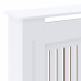 Capac Pentru Radiator 2 Pcs Alb 205X20.5X81.5Cm Lemn Compozit
