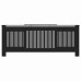 Capac Pentru Radiator 2 Pcs Negru 205X20.5X81.5Cm Lemn Compozit