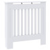 Capac Pentru Radiator 2 Pcs Alb 78X19X81.5Cm Lemn Compozit