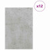 Panouri De Decor 12 Pcs Gri Beton 40 X 60 X 0.3 Cm