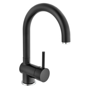 Eisl Baterie De Chiuvetă Cu Mixer Futura, Negru Cromat