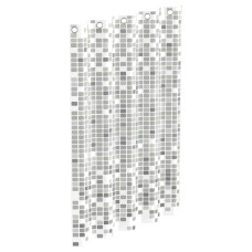 Eisl Perdea De Duș Tip Mozaic, Gri, 200X180X0,2 Cm