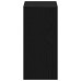 Birou  Negru Stejar 102,5X35X75 Cm Din Lemn Ingineresc