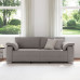 Canapea 3 Locuri  Taupe 178 Cm Fabbric