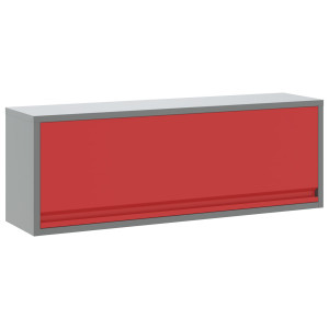Dulap De Unelte  Pentru Perete Cu Ușă Cu Ridicare Pe Gaz, Roșu, 100X25X35 Cm