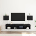 Cabine Tv De Perete  2 Buc Negru Stejar 30,5X30X30 Cm