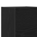 Cabine Tv De Perete  2 Buc Negru Stejar 30,5X30X30 Cm
