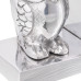 Suporturi Decorative Pentru Cărți  2 Buc Silver 7X9X11 Cm Aluminiu Bufniță
