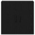 Armarium  Negru Stejar 60X31X60 Cm Lemn Prelucrat