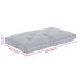 Cojoc De Canapea Pallet  Gri