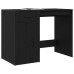 Birou  Negru Stejar 100X49X75 Cm Lemn Prelucrat