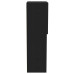 Bufet Tv Cu Lumini Led Stejar Negru 40,5X30X102 Cm