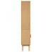 Cabinet De Baie  Maro 35X30X159 Cm Din Lemn De Pin Masiv