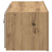 Cabinet De Perete Pentru Tv Cu Lumini Led Stejar Artisan 80X35X31 Cm