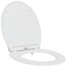 Capac De Toaletă Cu Eliberare Rapidă  Cu Închidere Lentă Din Duroplast Alb