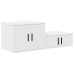 Dulap De Depozitare  Alb 108X41X40 Cm Din Lemn Stratificat