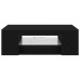 Cabina Tv  Cu Lumini Led, Stejar Negru, 90X39X30 Cm, Lemn Prelucrat