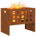 Aragaz Exterior Rectangular 50X30X40 Cm Din Oțel Rezistent La Intemperii
