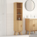 Cabinet De Baie  Maro 35X30X159 Cm Din Lemn De Pin Masiv