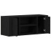 Bufet Tv Stejar Negru 100X35X40 Cm Lemn Prelucrat