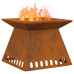 Cuptor De Foc 48X48X40 Cm Oțel Rezistent La Intemperii