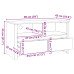 Cabinet Tv ""Drammen"" Alb 99X43X55 Cm Lemn Solid Pin