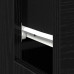 Birou  Negru Din Stejar - 100X50X75 Cm - Fabricat Din Lemn Prelucrat