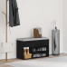 Bancă De Hol  Negru Stejar 60X30X45 Cm Lemn Compozit